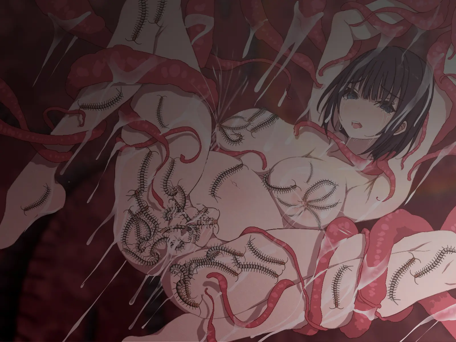 Kyochu Naedoko -Toaru Mori De No O-Mukade Ni Yoru Kyousei Sanran- | 거충묘상 -어느 숲에서의 왕지네에 의한 강제 산란-